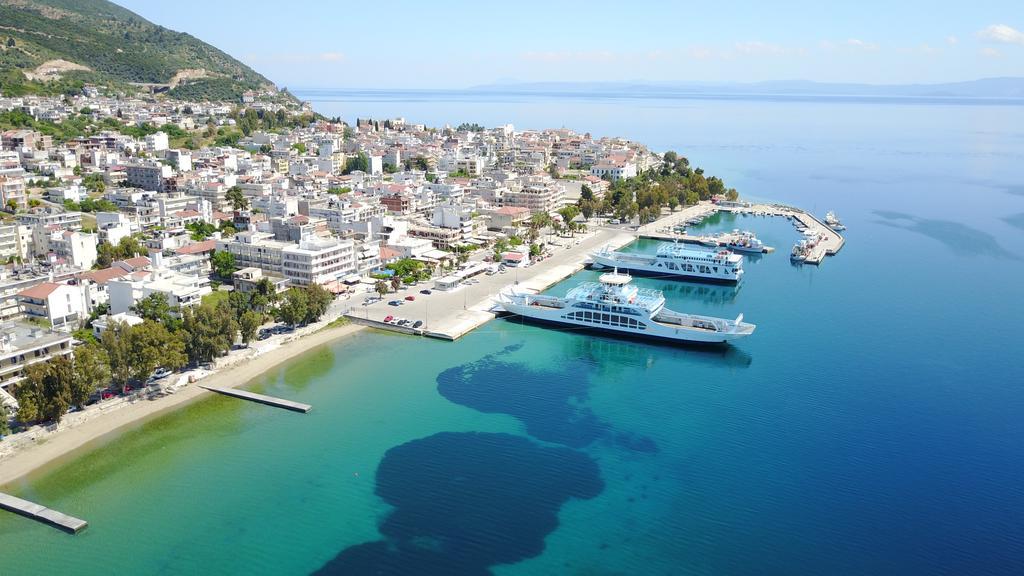 Calypso Beach Hotel Лутра Едипсу Екстериор снимка