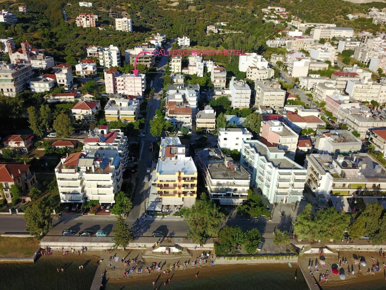 Calypso Beach Hotel Лутра Едипсу Екстериор снимка